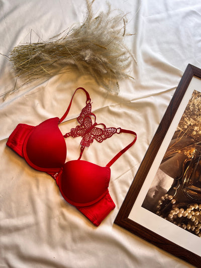 Front Open Back Butter Fly Bra