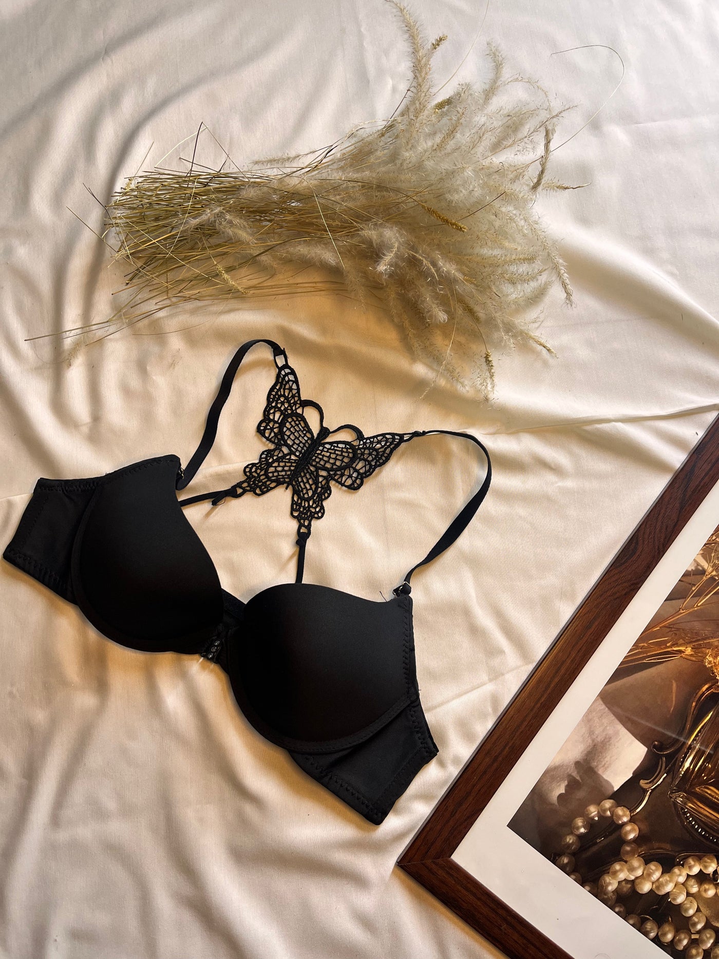 Front Open Back Butter Fly Bra